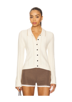OSIS STUDIO Cardigan in Cream. Size L. Also in M, S, XS.