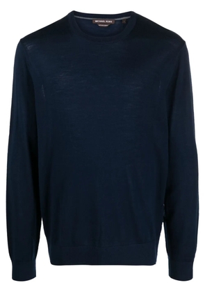 Michael Kors crew-neck merino-wool jumper - Blue