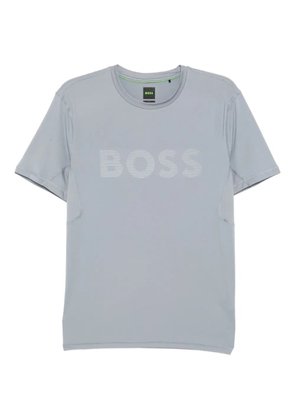 BOSS logo-print T-shirt - Blue