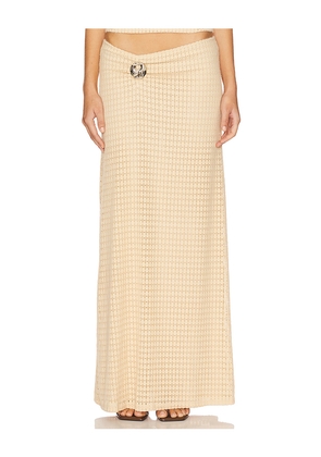 LIONESS x REVOLVE in Your Dreams Skirt in Beige. Size M. Also in XXS, XS, S.