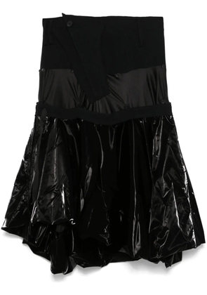 Ottolinger layered balloon midi skirt - Black