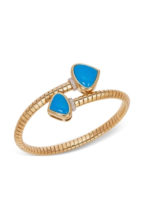 MARINA B 18K yellow gold Turquoise Trisolina bracelet
