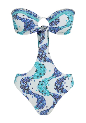 Amir Slama cut-out design one-piece - White