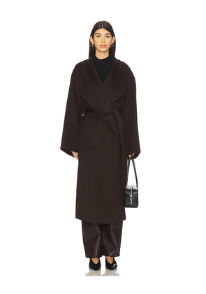 LAMARQUE Coreen Trench Coat in Chocolate. Size M/L. Also in XL, XS/S.