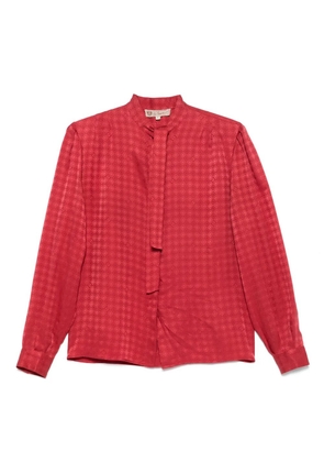 Gucci Pre-Owned 1970s geometric-pattern shirt - Red