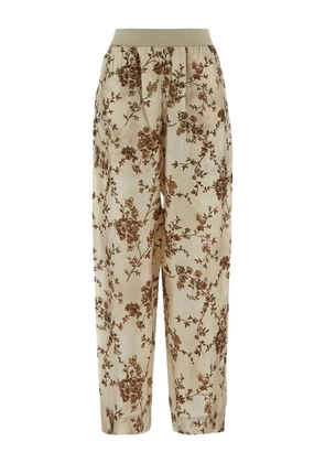 Uma Wang floral-print trousers - Neutrals