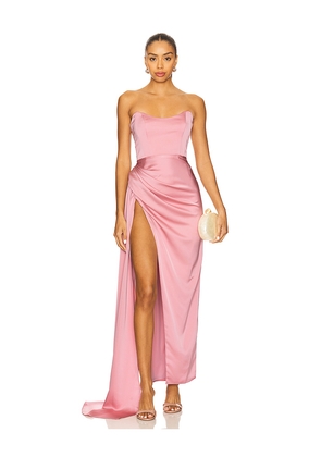 Katie May Bita Gown in Pink. Size L. Also in M, S, XL, XS.
