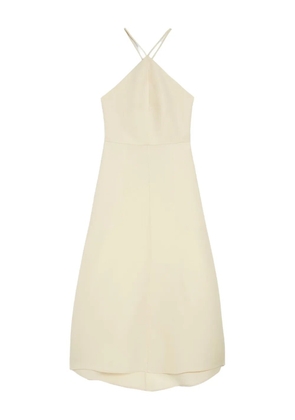 Jil Sander halterneck dress - Yellow