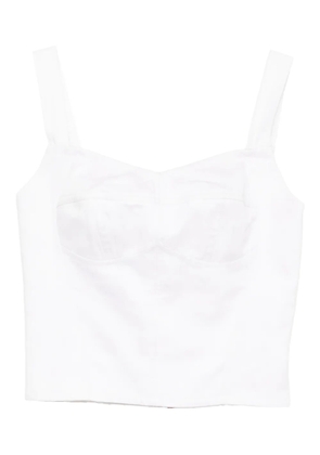 BLAKLACE panelled top - White