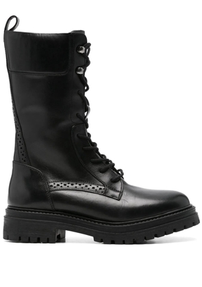 Geox 40mm Iridea combat boots - Black