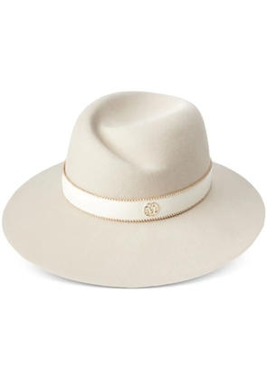 Maison Michel Virginie fedora hat - Neutrals