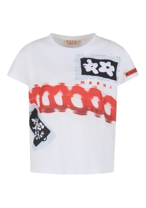Marni graphic print T-shirt - White