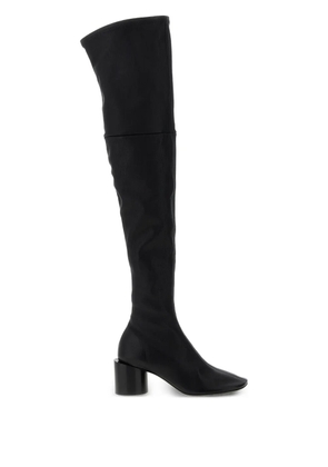 Jil Sander 60mm leather round-toe boots - Black
