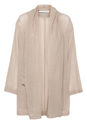 Philosophy Di Lorenzo Serafini open-front fluid coat - Neutrals