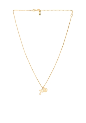 Natalie B Jewelry x REVOLVE Like A Virgin Necklace in Metallic Gold.