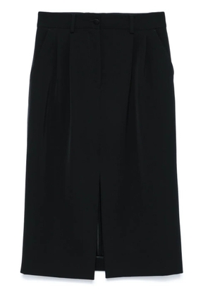 Dolce & Gabbana pleated midi skirt - Black