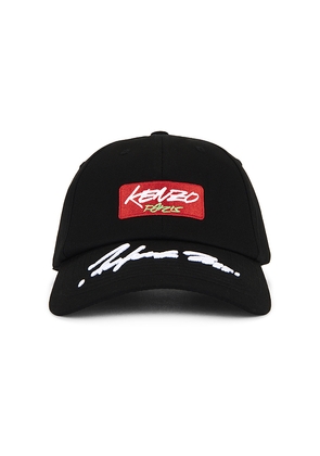 Kenzo x Futura Cap in Black.