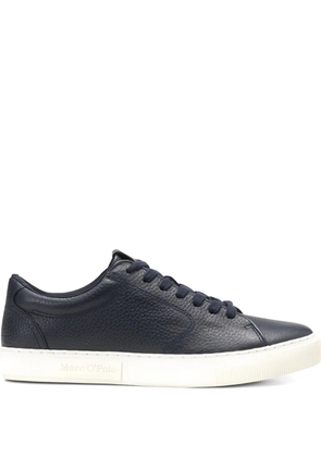 Marc O'Polo leather lace-up sneakers - Blue
