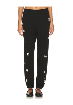 Lauren Moshi Puff Bow Sweatpants in Black. Size S. Also in XS.