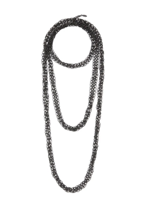 Brunello Cucinelli multi-chain beaded necklace - Grey