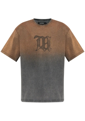 MISBHV Sunrise washed signature T-shirt - Brown