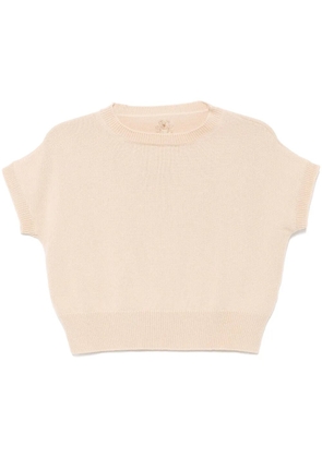 Teddy Cashmere Genova top - Neutrals