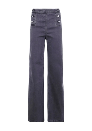 TWINSET button cotton jeans - Black