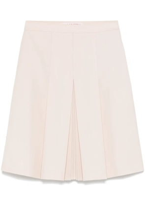 Valentino Garavani pleated mini skirt - Neutrals