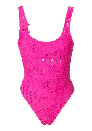 Amir Slama open-knit one-piece - White