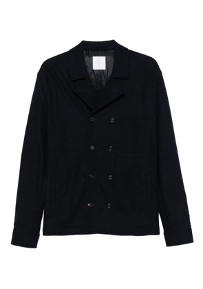 Eleventy double-breasted wool jacket - Blue