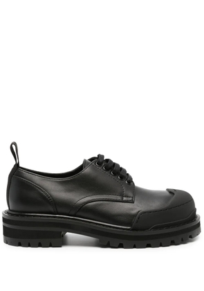 Marni logo-tab lace-up derby shoes - Black