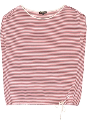 Loro Piana striped silk vest - White