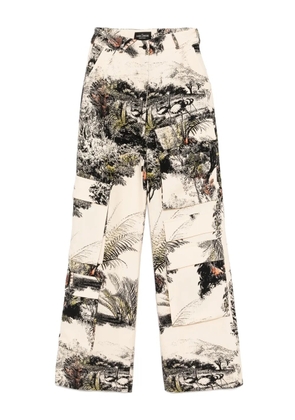 Isabel Sanchis landscape print cargo pants - Neutrals