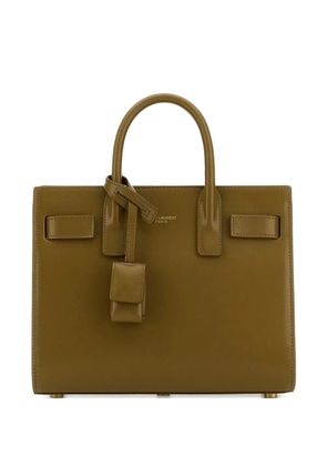 Saint Laurent top-handles calfskin-leather tote bag - Green
