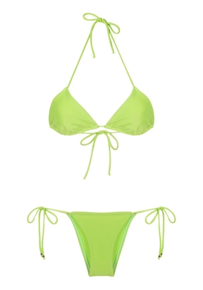 Amir Slama triangle-cup bikini - Green