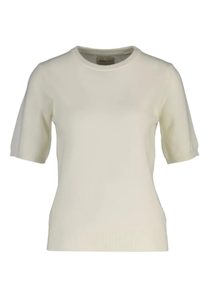 Gant lambswool T-shirt - Neutrals