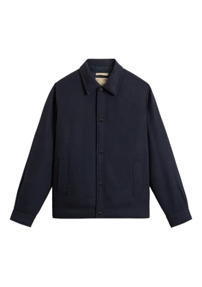 Woolrich wool buttoned shirt jacket - Blue