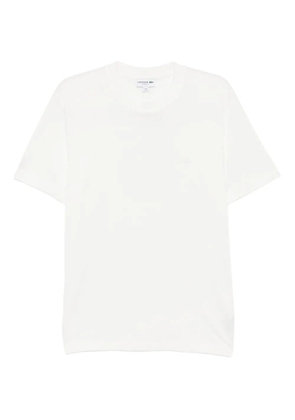 Lacoste piqué ribbed-neck T-shirt - White