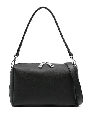 FENDI medium Lui logo-plaque leather shoulder bag - Black