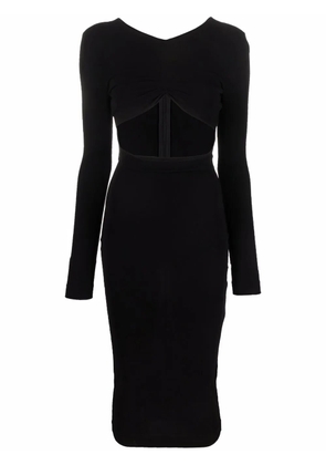 DSQUARED2 cut-out detail dress - Black
