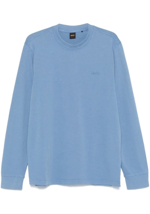 BOSS cotton T-shirt - Blue