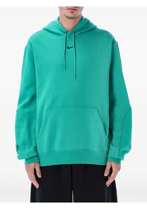 Nike logo-detail hoodie - Green