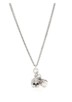 Emanuele Bicocchi skull pendant necklace - Silver