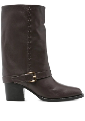 Evaluna buckle-strap boots - Brown