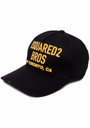 DSQUARED2 logo-embroidered baseball cap - Black
