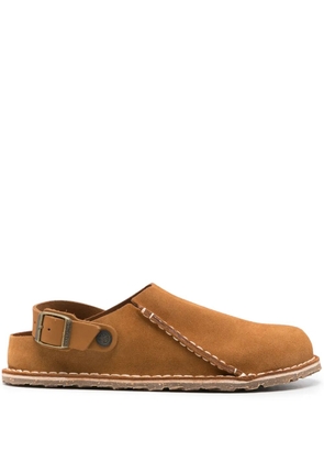 Birkenstock Lutry suede mules - Brown