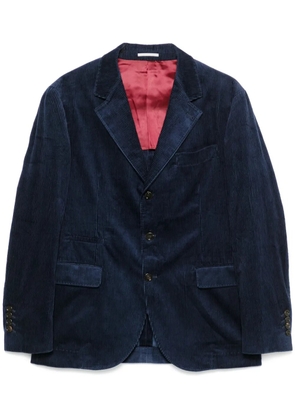 Brunello Cucinelli corduroy blazer - Blue