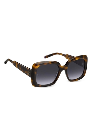 Tommy Hilfiger tortoiseshell square-frame sunglasses - Brown
