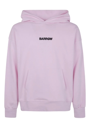 BARROW teddy-print hoodie - Pink