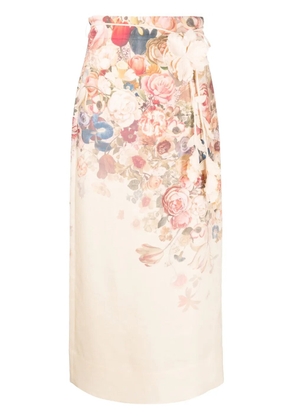ZIMMERMANN Luminosity pencil midi skirt - Pink